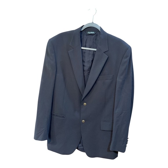 Jos. A. Bank Other - Jos A Bank Travelers Collection Navy Blue Wool Blazer  Mens 41R Gold Button